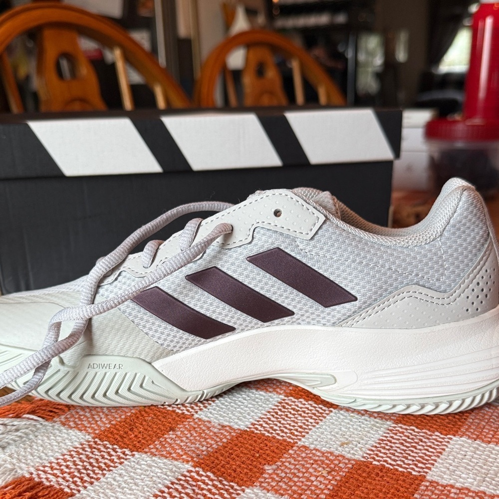 Adidas Women's GameCourt 2 Aurora Metallic